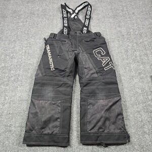 Arctic Cat Snow Bib Pants Youth 6 Black Team Arctic Thinsulate 3M Ski Snowmobile